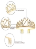ست تاج ارسی و بدلیجات &quot;Finally 21&quot;، تاج تولد بیست و یکمین، تاج تولد زنانه، ارسی دخترانه تولد بیست و یکمین، تاج ملکه تولد برای زنان، تاج تولد برای دختران دختر با بدلیجات (طلا)