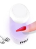 Mp Infilila Uv Light For Nails Mini 180° Opening Design Nail Dryer Usb Nail Dryer قابل حمل Uv LED Nail Lamp Curing All Gels 16W Quickdrying Sun Uv Led لامپ تک انگشتی