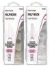 2 Pack Natural/Clear Half Moon 102 Ecrylic Fase Nail Tips (مجموع 204 نکته) 10 سایز برای فروشگاه ناخن سالن ناخن (Half Moon)