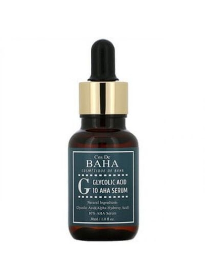 Cos De BAHA G Glycolic Acid 10 AHA Serum 1 fl oz 30 ml