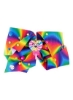 Signature Bow Collection Hair Bow Larg for Girls اکسسوری مو دخترانه Rainbow with Lollipop Keeper