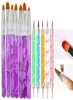 ابزار ست برس های اکستنشن ال ناخن اکریلیک نکات ناخن سازنده نقاشی قلم مو قلم مو طراحی ناخن مانیکور لوازم طراحی ناخن