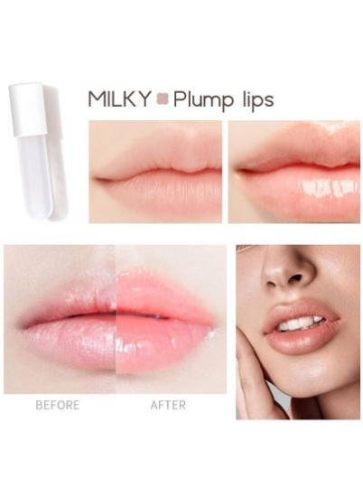 Lip Plumper Pro Set Natural Lip Plumper and Lip Care Serum Plumping Lip Plumping Balm مرطوب کننده و شفاف لب برای لب های پرتر و لب های زیبایی هیدراته