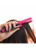 1Pc Diy Salon Hair Brush Combs Hairdressing Styling Hair Straightener V Shaped Straight Comb Color Random