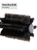 برس موی گرد کوچک 1.2 اینچی برای موهای کوتاه، برس گرد موی گراز با گیره موی 4 تکه و برس دسته چوبی کیسه کشی برای حالت دادن به موی ریش موهای نازک پیکسی و بنگ