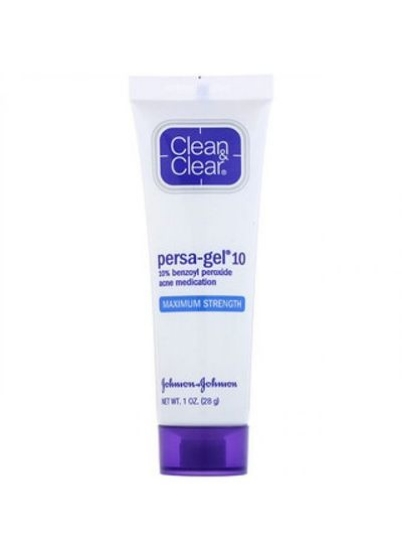 Clean &amp; Clear Persa-Gel 10 حداکثر قدرت 1 اونس 28 گرم