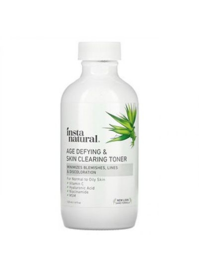 InstaNatural Age Defying &amp; Skin Clearing Toner 4 fl oz