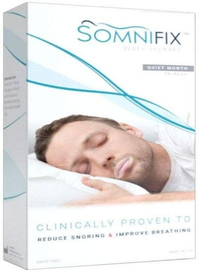 نوار خواب توسط SomniFix - نوار دهانی ملایم پیشرفته برای تنفس از بینی، خواب شبانه، تنفس دهانی و خروپف بلند - بسته 28 عددی