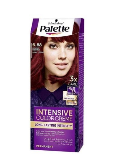 شوارتسکف پالت رنگی فشرده کرم 6 88 رنگ مو شاه بلوطی درخشان برای زنان