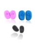 3 جفت گوش بند پلاستیکی نرم خلاقانه برای جلوگیری از لک محافظ گوش آرایشگاه کلاهک گوش ابزار زیبایی برای رنگ کردن مو با روغن پخته (رنگ تصادفی)