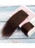 گیره موی Nature HAIR تکه های موی نامرئی کوتاه و صاف دوتایی برای موهای نازک و افزایش حجم مو قهوه ای روشن