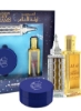 گیفت ست حرامین شفون با باخور (40 گرم) و روغن عطر غلیظ (20 میلی لیتر) و ادو پرفیوم (60 میلی لیتر)