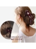 گیره فرانسوی کنکورد گیره پنجه موی 6 عددی برای زنان با موهای پرپشت گیره موی صاف گریپ یوگا موز موز برای مدل دادن زنانه دخترانه لوازم جانبی موهای نازک