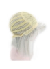Estelle 14 اینچ باب کلاه گیس زنانه کلاه گیس زنانه با چتری کلاه گیس مصنوعی چند رنگ (خاکستری)