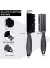 برس 12 عددی برس تمیز کننده تیغه مو برای برس ناخن قیچی برس نایلونی تمیز کننده مو قیچی (مشکی)