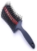 Nted Boar Bristle Hair Brush Paddle Detangler Hairbrush for swear drying hair stylesing hairs and women موهای بلند و نازک و درهم درهم