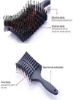 Nted Boar Bristle Hair Brush Paddle Detangler Hairbrush for swear drying hair stylesing hairs and women موهای بلند و نازک و درهم درهم