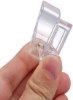 10 عدد گیره ناخن برای ساخت سریع ژل گیره ناخن شفاف پلاستیکی برای اکستنشن ناخن ژل انگشتی Uv Led Builder Diy گیره گیره مانیکور