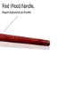 قلم موی شیب دار ناخن با دسته چوبی قرمز رنگ قلم مو طراحی ژل Uv طراحی ناخن