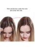 اکستنشن مو Halo Hairpieces مصنوعی کوتاه 3.2 اوزی هدبند سیمی مخفی برای زنان فیبر مقاوم در برابر حرارت بدون گیره مشکی