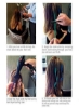 ست موقت گچ موهای روشن - براق فلزی برای همه رنگ‌های مو - درزگیر ساخته شده برای رنگ کردن مو مهمانی هالووین و Cosplay Diy، 6 رنگ