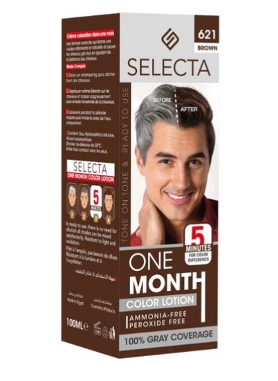 رنگ مو Selecta (قهوه ای 621)