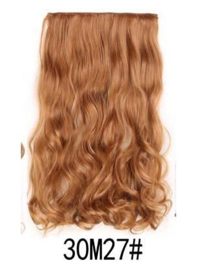 Estelle Full Head One Piece Long Sight and Body Wave اکستنشن مو با 5 گیره مناسب برای بانوان و دختران بادی ویو 30M27