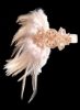 1920S Flapper Headpiece Roaring 20S Great Gatsby Headband Headband وینتیج Feather 1920S Flapper Gatsby Hair Accessories (شامپاین)