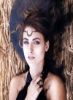 اکسسوری های مد روز برای مو زنانه و دخترانه (مشکی) با زنجیر رترو هلال ماه