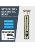 اصلاح کننده برقی موی حرفه ای مردانه با USB شارژی دیگتل اسکرین ریش تراش برقی دستگاه برش ریش آرایشگر