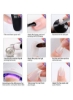 ژل اکستنشن پلی سفید، ROSALIND 2 عدد 30 میلی لیتر کیت ژل پلی ناخن سفید Nail Builder Nail Builder for Opal Nail Art Decoration, Nail Thickening Poly Nail Tube ژل ژل ناخن استفاده آسان نیاز به لامپ UV