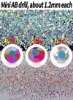 15000Pcs 12Mm Ultra Mini Crystals Beads Glass Sand Nail Micro Beads Diamond Dust Crystal Ab Colorful Shine Colorful for Nail Art 3D Decorations Diy Craft