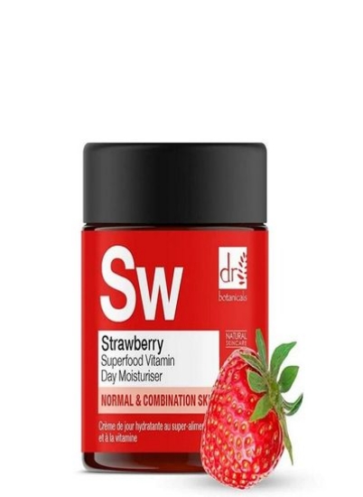 مرطوب کننده روز دکتر Botanicals Strawberry Superfood Vitamin C 60ml