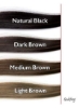 کیت رنگ مو برای رنگ آمیزی نقطه ای، پوشاندن موهای خاکستری، قهوه ای تیره، کیت 4 کاربرد