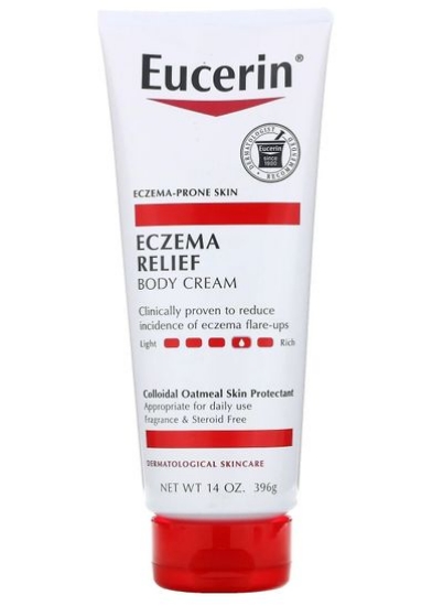 Eucerin Eczema Relief Body Cream بدون عطر 14 اونس 396 گرم