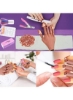 کیت دست آموزش ناخن متحرک Ce Hand For Acrylic Nails Flexible Nail Flexible Hands Mannequin False with Fake Nail Tips Files Nail and Clipper for Ecrylic Nail Technician (Anail Practice Hand Kit)