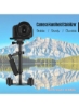 تثبیت کننده دوربین دستی حرفه ای با صفحه بازشو سریع 18.5x6.8x30 سانتی متر مشکی