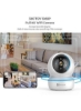 دوربین امنیتی خانه هوشمند 2 مگاپیکسلی وای فای سفید