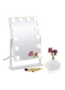 آینه آرایش روشویی با نور LED سفید / شفاف / نقره ای 47.3x35.5 سانتی متر