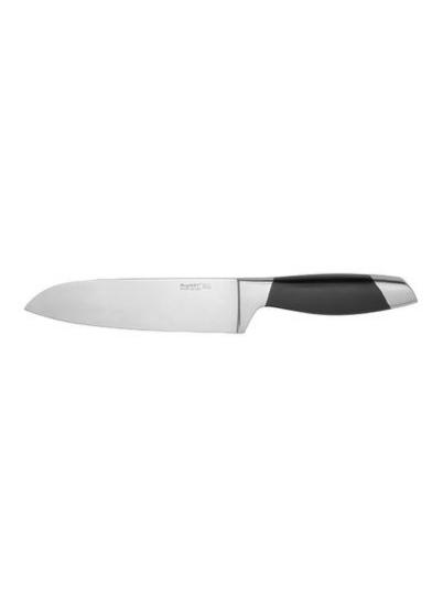 چاقوی سانتوکو نقره ای/مشکی 18 سانتی متری