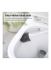 برس تمیز کردن توالت با ست نگه دارنده سیاه/سفید 9x9x41 سانتی متر