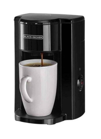 قهوه ساز یک فنجان قهوه ساز برای قطره ای قهوه و اسپرسو با لیوان قهوه DCM25N-B5 125 میلی لیتری 350 واتی DCM25N-B5 جت مشکی