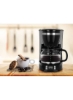 قهوه ساز 10 فنجان قهوه ساز برای قهوه قطره ای و اسپرسو با کاراف شیشه ای 1.25 لیتری 750 W DCM750S-B5 مشکی/نقره ای