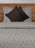 ست روکش بالشتی 2 و 2 روکش کوسن Comforter -1 روبالشی (200x220 سانتی متر) + 2 روبالشی (50x75 سانتی متر) + 2 روکش کوسن (40x40 سانتی متر) پلی استر خاکستری/قهوه ای ملکه