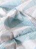 ست روبالشتی 2 و 2 روکش کوسن Comforter -1 بالشتک (200x220 سانتی متر) + 2 روبالشی (50x75 سانتی متر) + 2 روکش کوسن (40x40 سانتی متر) پلی استر آبی/قهوه ای/سفید ملکه