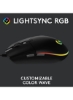 ماوس گیمینگ G203 Light Sync با نورپردازی RGB قابل تنظیم، 6 دکمه قابل برنامه ریزی، سنسور درجه بازی، ردیابی 8 کیلو dpi، رنگ 16.8 میلیون، سیاه وزن سبک