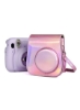 کیف کیف دوربین فوری هولوگرافیک با بند برای Fujifilm Instax Mini 11 Pink