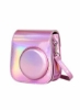 کیف کیف دوربین فوری هولوگرافیک با بند برای Fujifilm Instax Mini 11 Pink