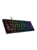 کلیدهای اپتیکال خطی Huntsman Mini (قرمز) صفحه کلید گیمینگ 60% نورپردازی Chroma RGB، کلیدهای PBT، حافظه داخلی مشکی