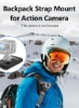 نگهدارنده بند کوله پشتی دوربین اکشن برای DJI OSMO مشکی
